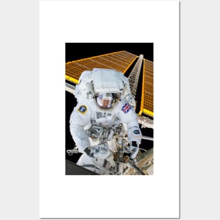 Tim Peake's spacewalk, 2016 (C028/4569) Posters and Art